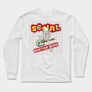 Social distortion | guitarist skull Long Sleeve T-Shirt